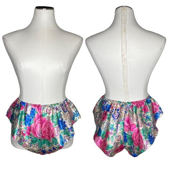 Vintage Victoria’s Secret Floral High Cut Panties size Small - Picture 1 of 10